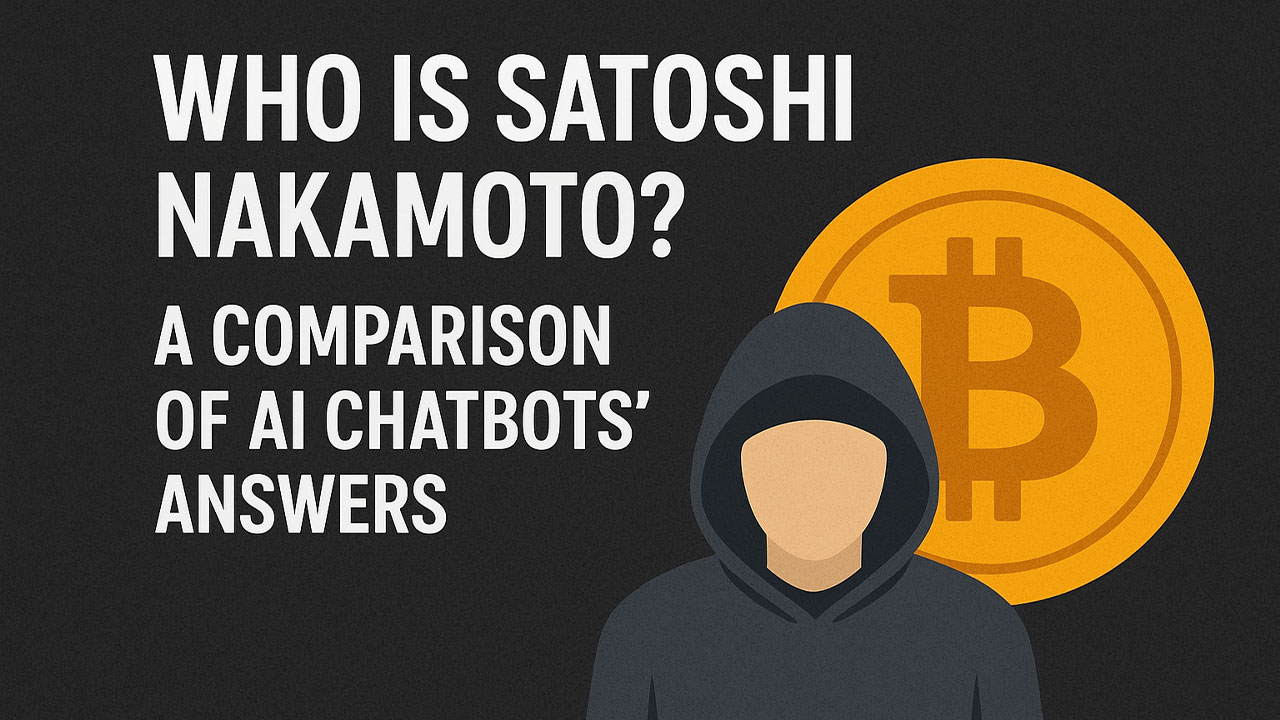 Who is Satoshi Nakamoto? Comparison of 18 AI Chatbot Answers